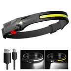 Rechargeable LED Sensor USB Headlamp