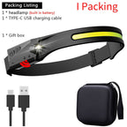 Rechargeable LED Sensor USB Headlamp