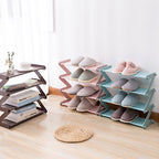 Minimal Z Adjustable Table Organizer and Shoe Rack