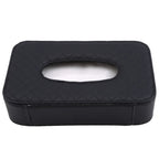 Luxury Leather Hanging Car Tissue Box
