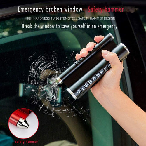 4in1 Safety Hammer Car Aromatherapy Phone Holder