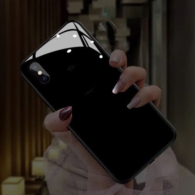 Shiny Apple LED Light iPhone Case