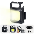 Mini Magnetic Pocket Keychain Flashlight