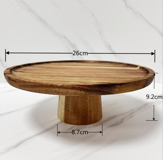 Japanese Style Wooden Snack Plate