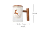 Creative Separated Tea Filter Ceramic Cup Set