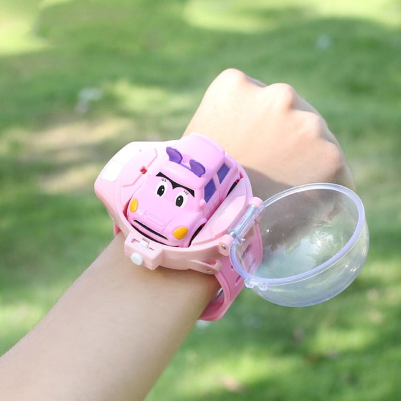 Wrist Strap Mini Wearable RC Car Kids Watch