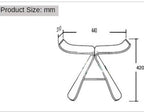 Walnut High Quality Butterfly Stool