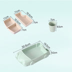 Baby Bamboo Car Shape Food Containers