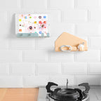 Wall-Mounted Sticky Organizer Phone Holder Rack