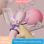 Automatic Dynamic Lighting Bubble Blower Toy