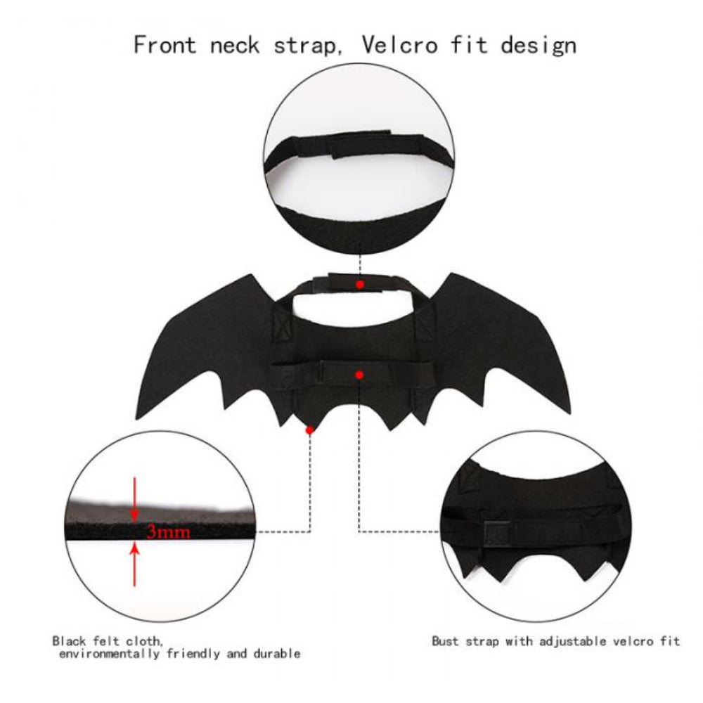 Pet Costume Bat Wing