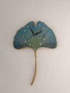 Elegant Leaf Wall Silent Clock