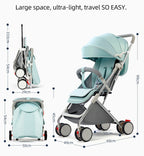 High Lightweight Foldable Baby Stroller