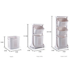 Multi-Layer Hanging Laundry Organizer Basket