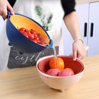 360 Double-layer Rotatable Multifunctional Drain Basket
