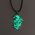 Vintage Luminous Dragon Necklace