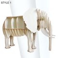 3D Elephant Puzzle Organizer
