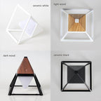 Pyramid Modern Touch Bedroom Lamp Decor