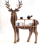High-end Wooden Reindeer Puzzle Table