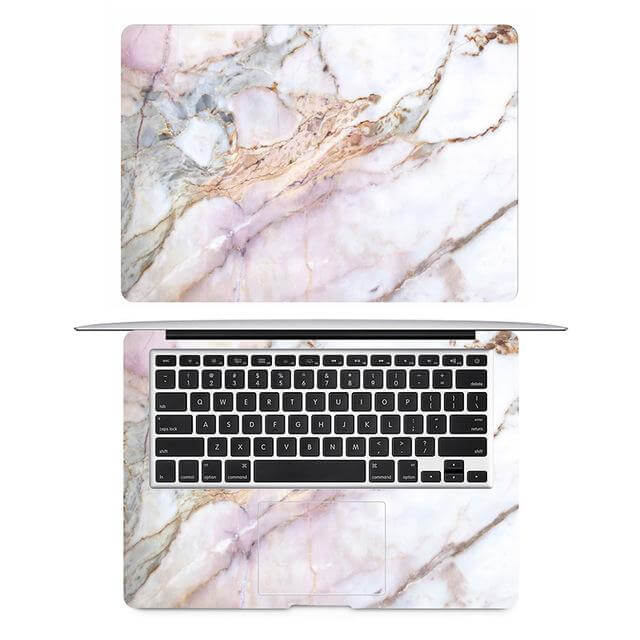 Natural Marble Skin Laptop Sticker for Apple Macbooks