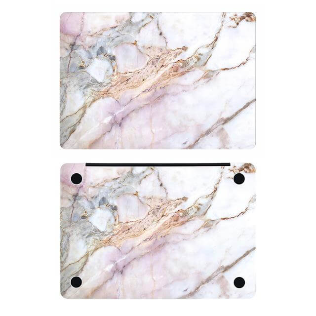 Natural Marble Skin Laptop Sticker for Apple Macbooks