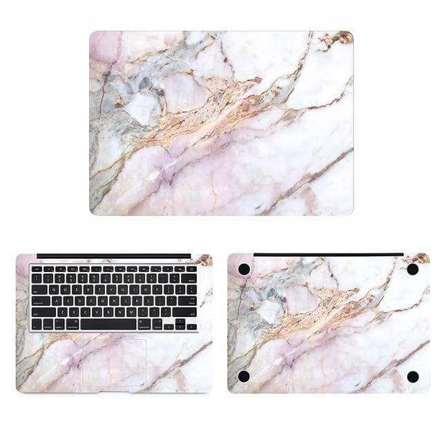 Natural Marble Skin Laptop Sticker for Apple Macbooks