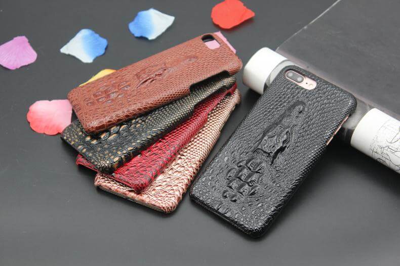 3D Crocodile Retro Hard Shell Cover Case for Iphone Models