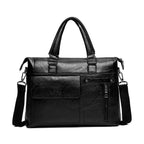 Business Style Leather Shoulder Bags