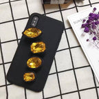 Luxury iPhone X Finger Diamond Ring Case