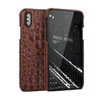 3D Crocodile genuine Leather Iphone Cases