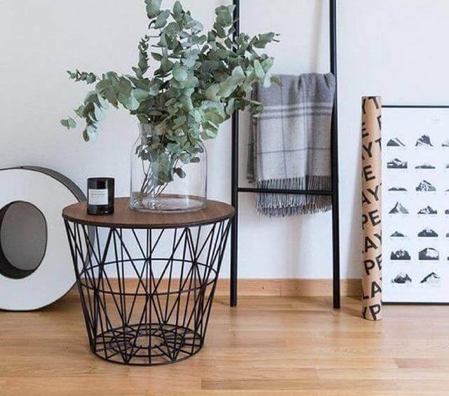 Nordic Art Collection Basket  Chair Table