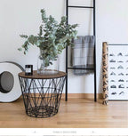 Nordic Art Collection Basket  Chair Table