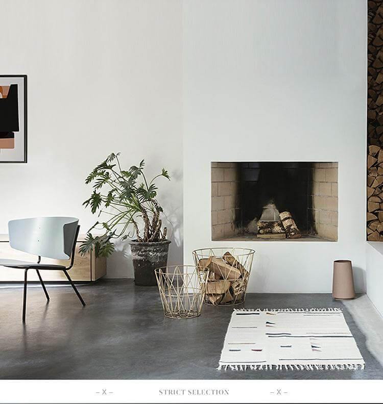 Nordic Art Collection Basket  Chair Table