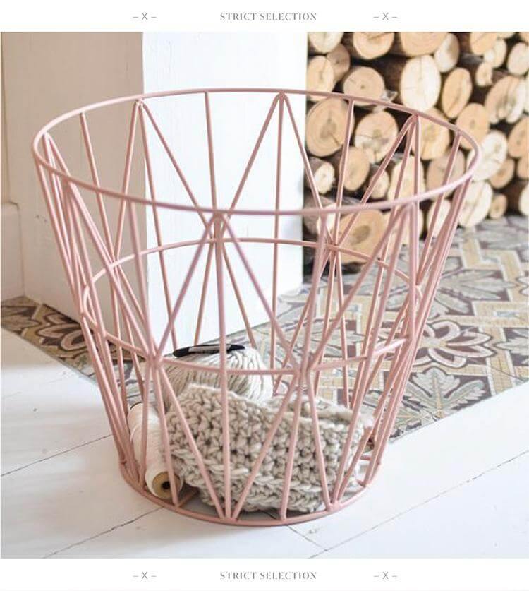Nordic Art Collection Basket  Chair Table