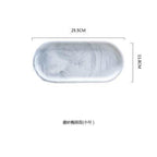 Top grade Oval Ceramic Food Plate