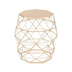 Metal Gold Color End and Side Table