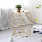 Metal Gold Color End and Side Table