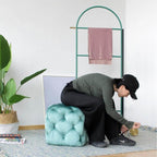 Modern Velvet Ottoman footstool