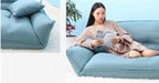 Sleeper Modern Legless Sofa with 2 Pillows