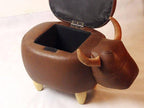 Cow Shape Ottoman Home decor with Storage