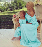 Mommy and me Long Elegant Dress