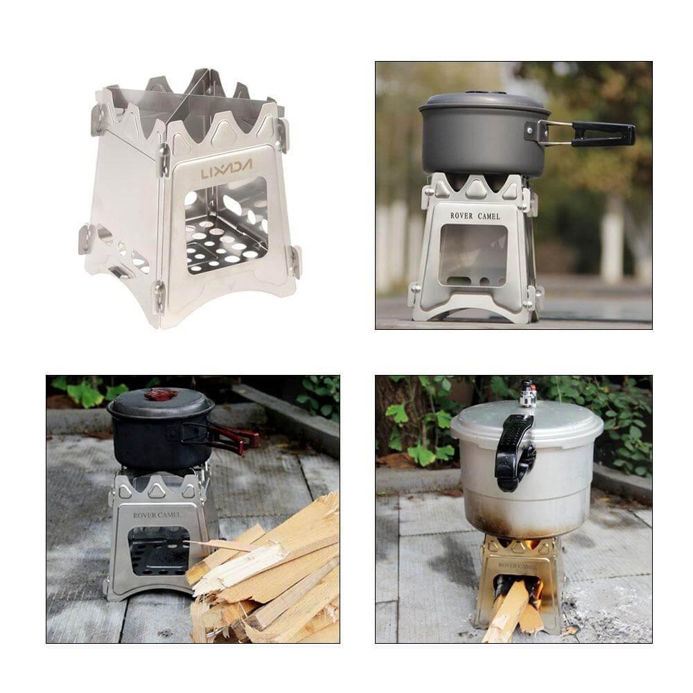 UltraLight Stainless Steel Camping Picnic Fire Stove