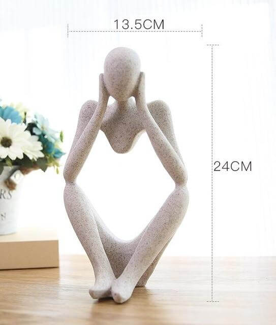 Creative European Thinking Character  Sculpture Home Decoration