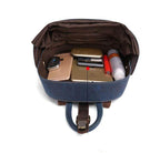 Genuine Leather Modern Retro Men Backpack