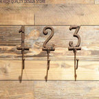 Creative Wood Wall Hanger with Iron Wall Hanger