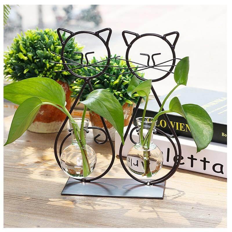 Creative Miniature Cat Shaped Plant Vase
