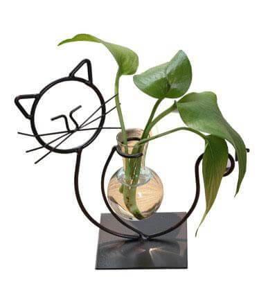 Creative Miniature Cat Shaped Plant Vase