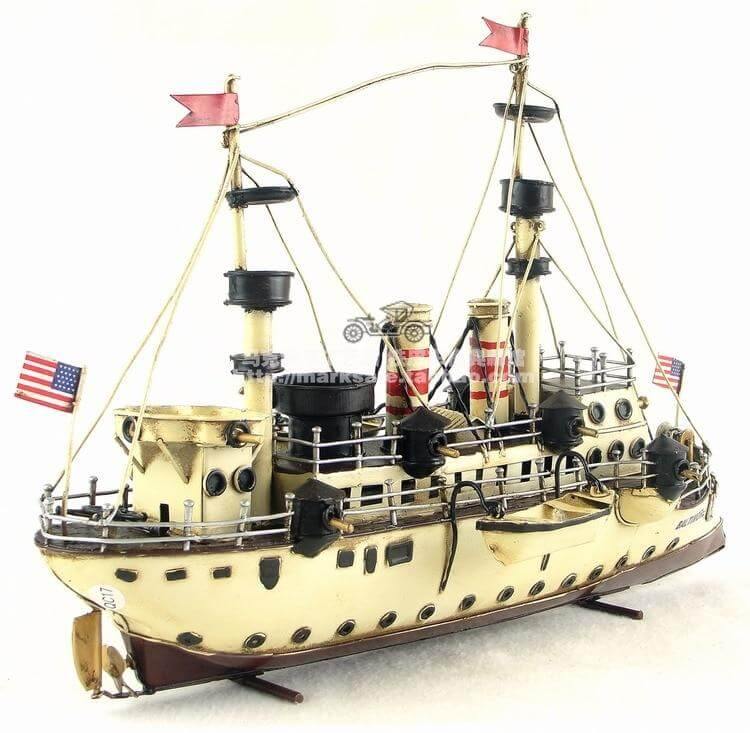 Iron Baltimore Cruiser Vintage Sailboat Home Decorations