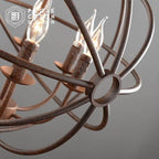 Loft Circular Globe Ball Iron Bird Cage Hanging Light Lamps