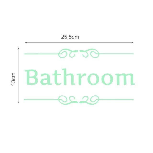 Luminous Toilet Wall Sticker